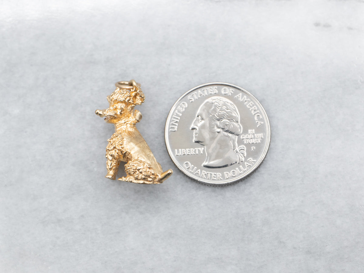 Good Pup, Sitting Dog Charm Pendant