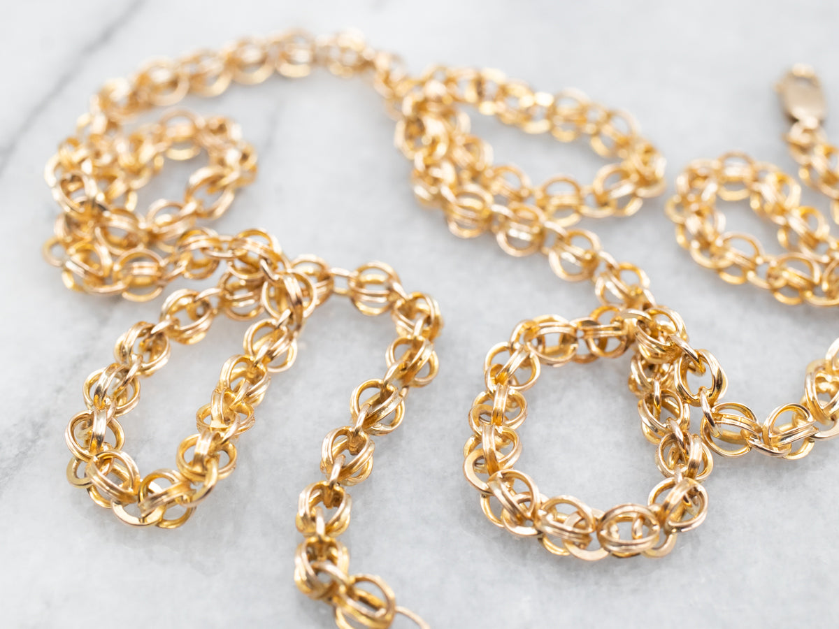 Openwork Sphere Chain with Lobster Clasp