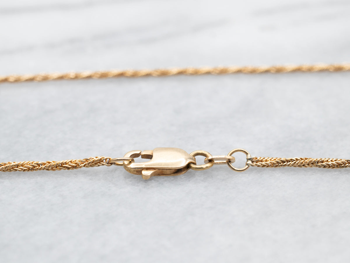 Woven Chain with Lobster Clasp