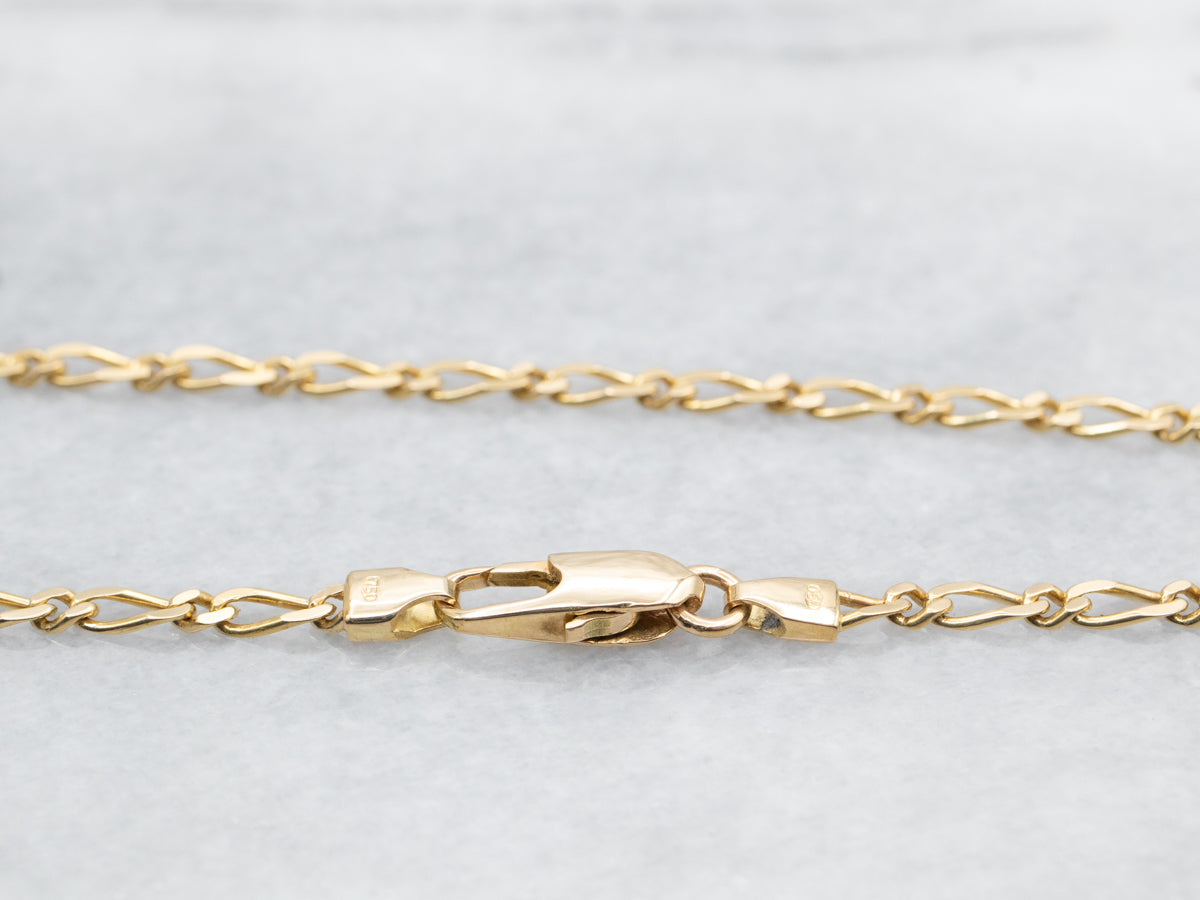 Figaro Chain with Lobster Clasp