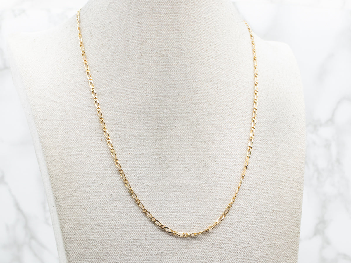 Figaro Chain with Lobster Clasp