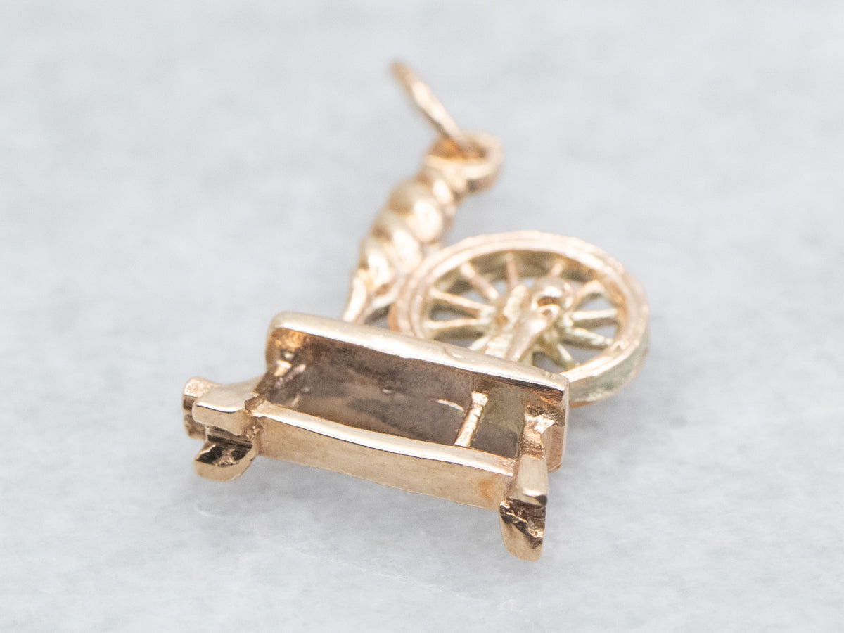 Spinning Wheel Charm
