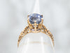 Stunning Sapphire Solitaire Engagement Ring