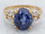 High-End Sapphire and Diamond Engagement Ring