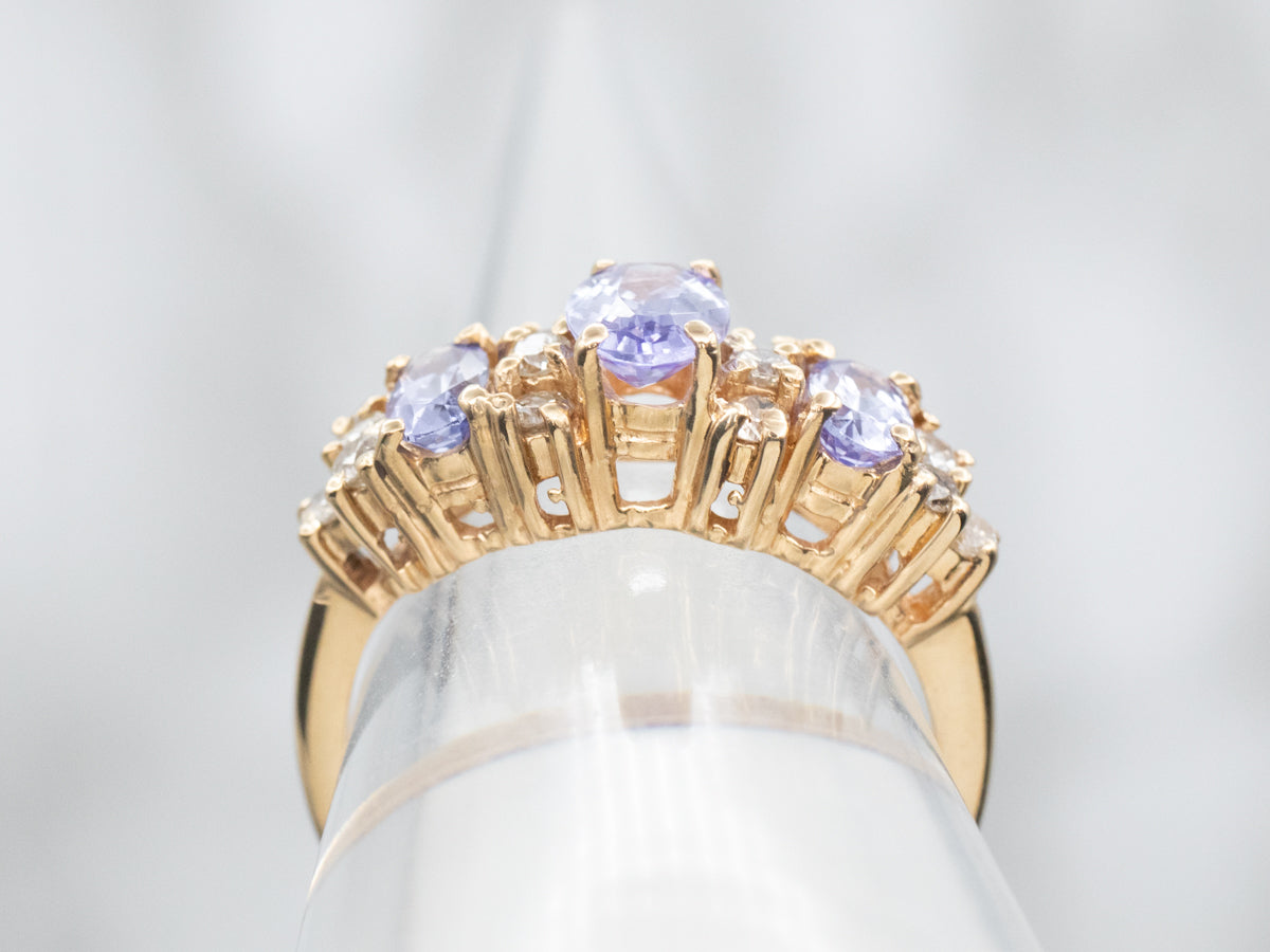 Tanzanite and Diamond Ring