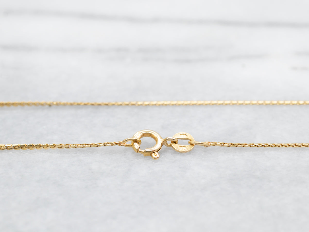 Serpentine Chain with Spring Ring Clasp