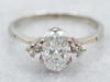 Simple Oval-Cut Diamond Engagement Ring