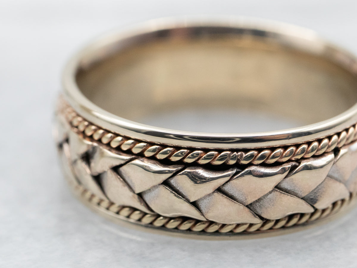 Rose Gold Braided Band