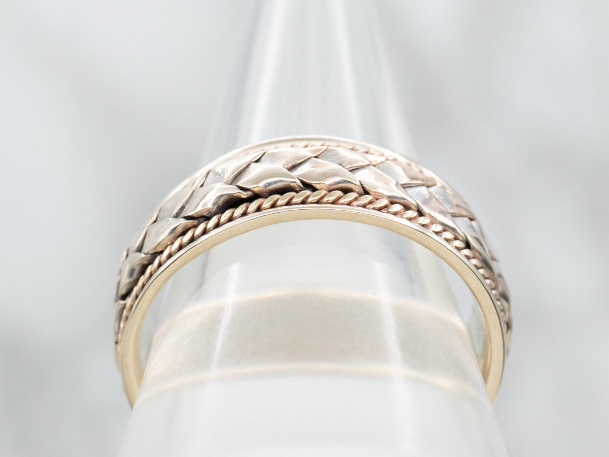 Rose Gold Braided Band