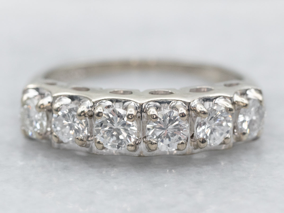White Gold Diamond Wedding Band