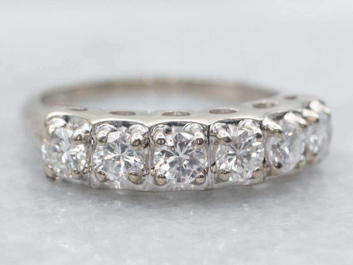 White Gold Diamond Wedding Band