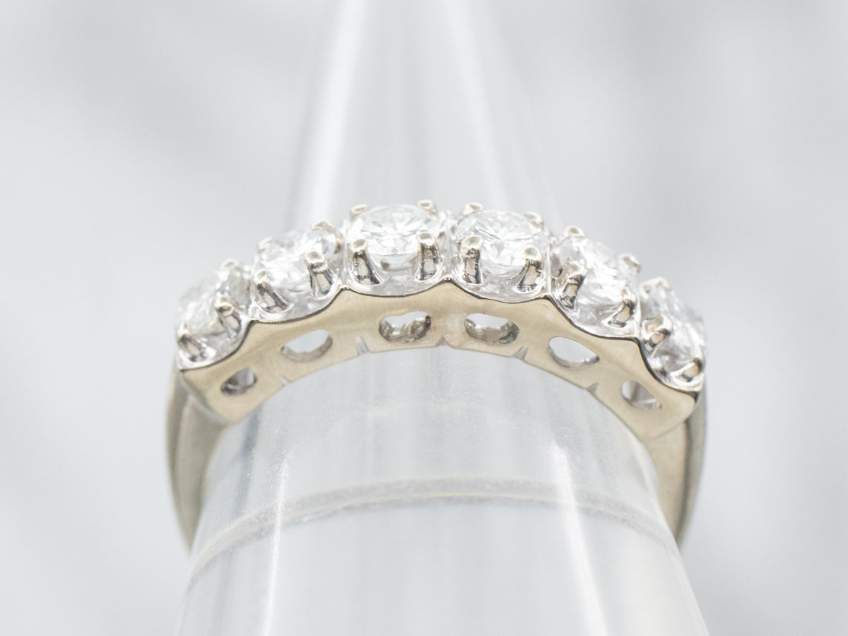 White Gold Diamond Wedding Band