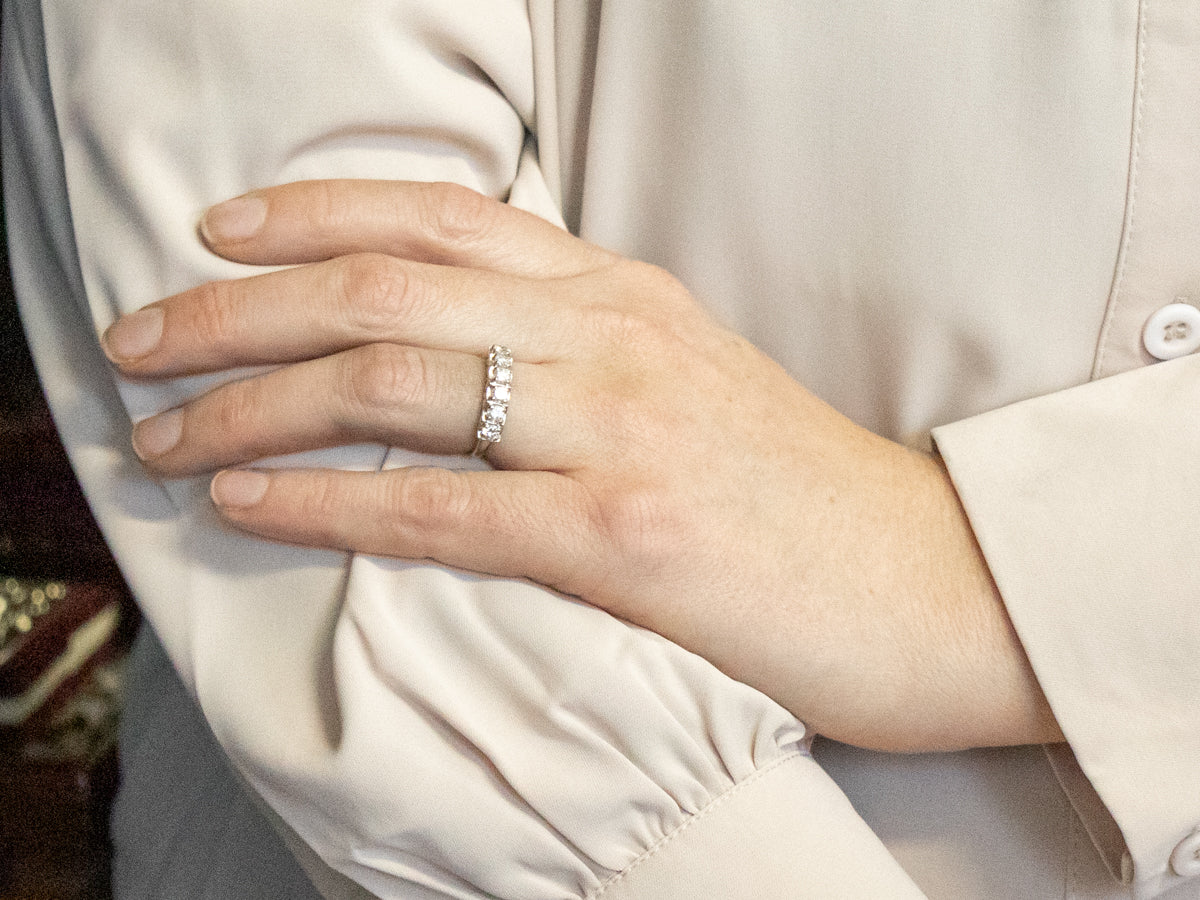 White Gold Diamond Wedding Band