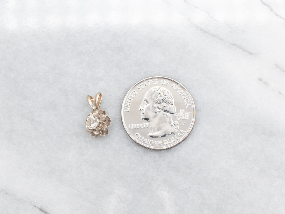 White Gold Diamond Pendant