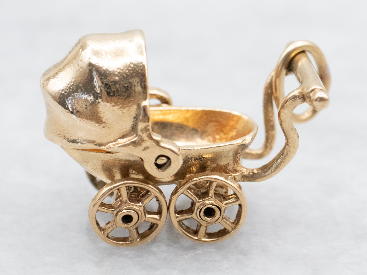 Baby Carriage Charm