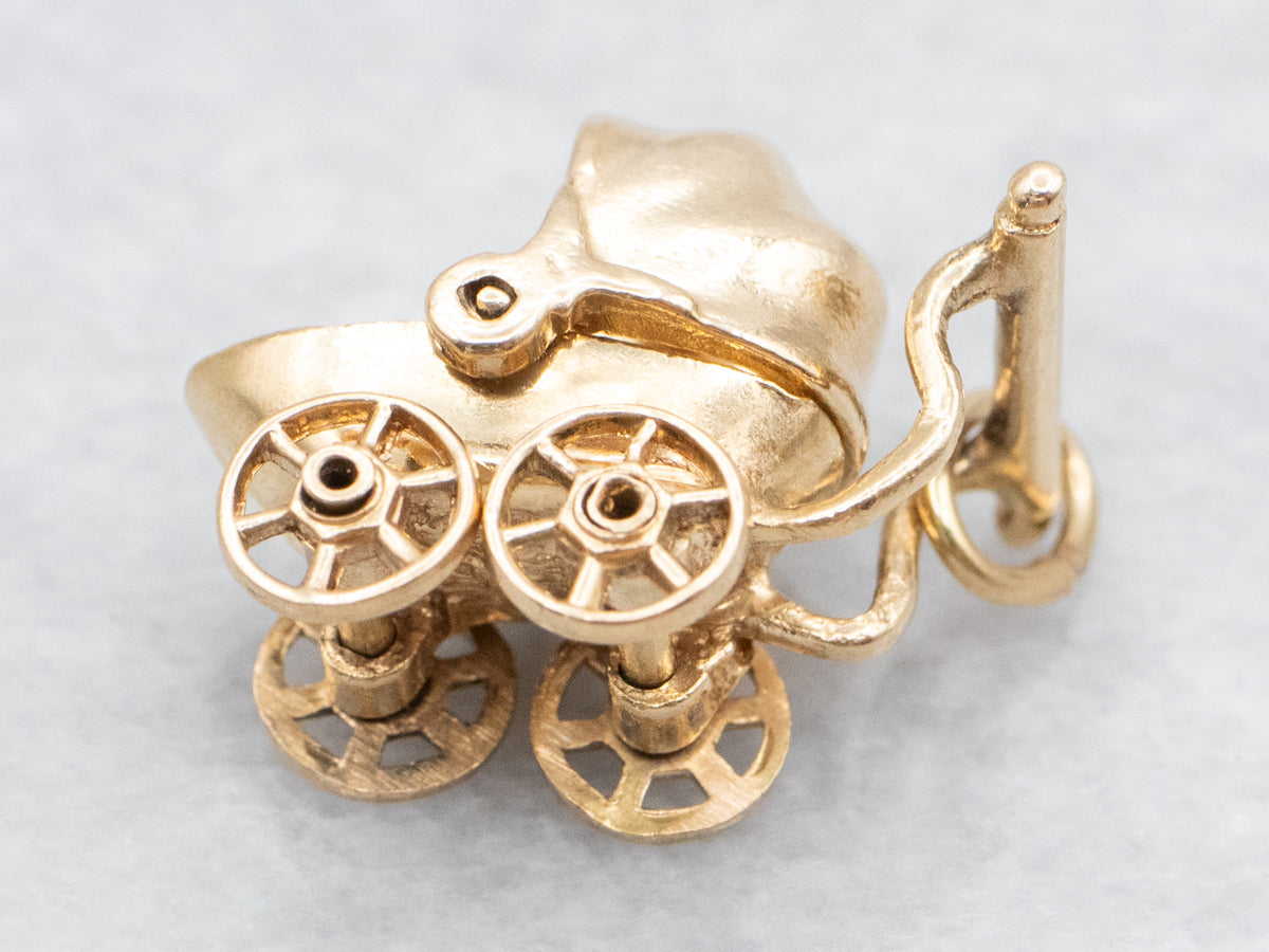 Baby Carriage Charm