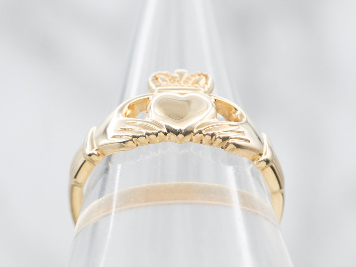Yellow Gold Claddagh Ring