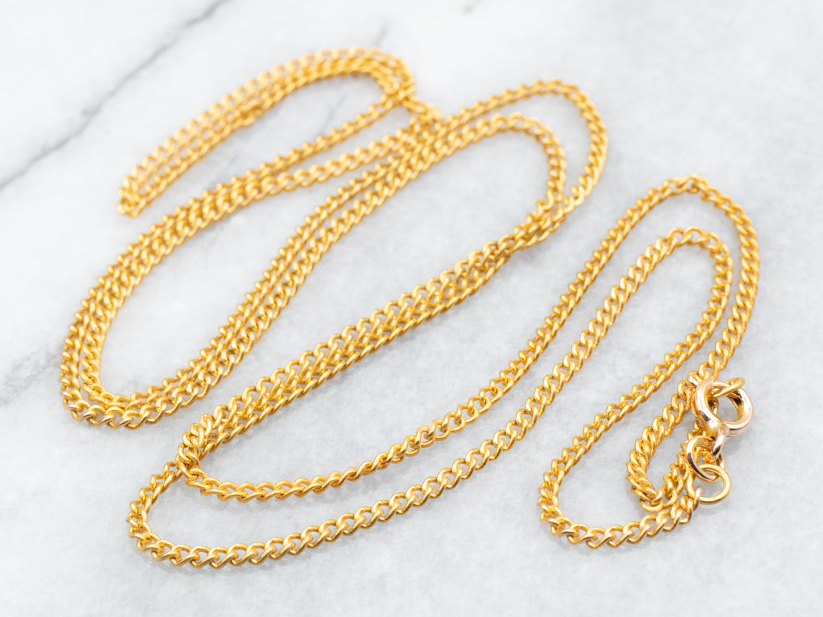 Cadena de eslabones con cierre de resorte