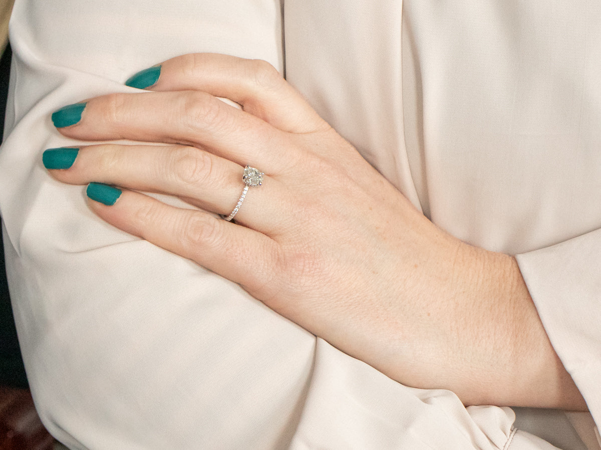 GIA Certified Diamond Engagement Ring