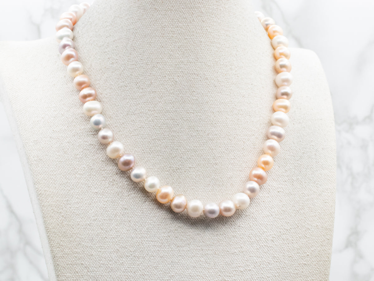 Multi Colored Freshwater Pearl Necklace