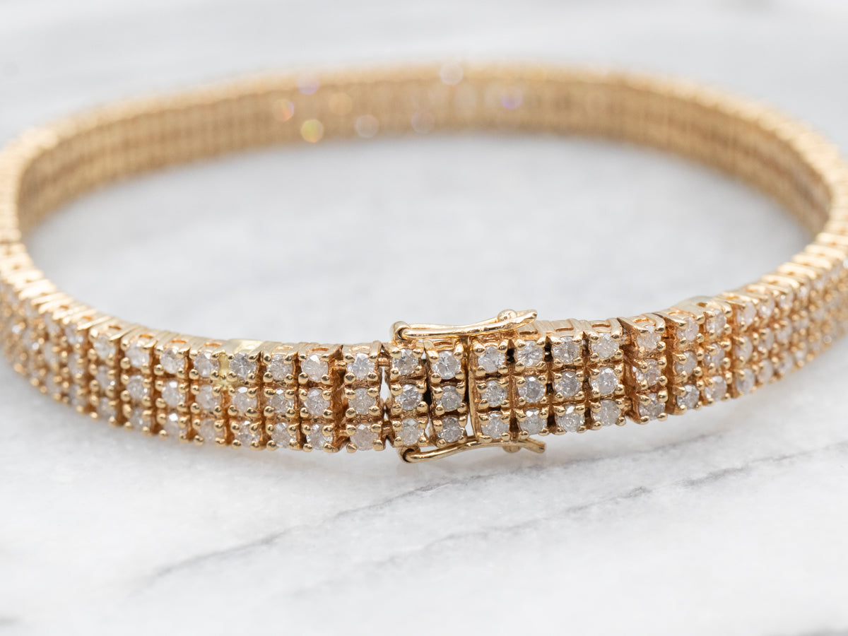 Diamond Encrusted Bracelet