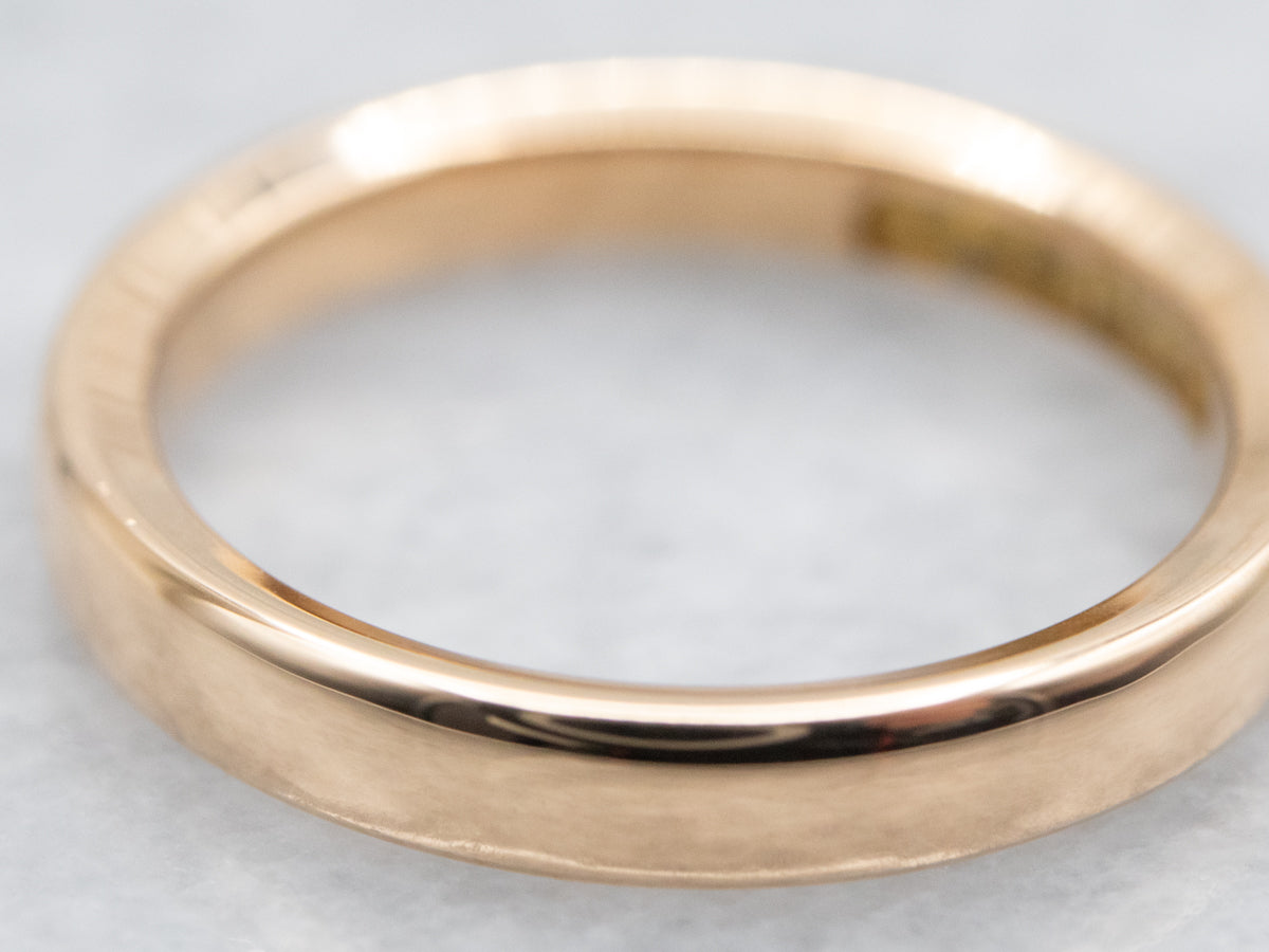 Polished Antique 18-Karat Gold Band