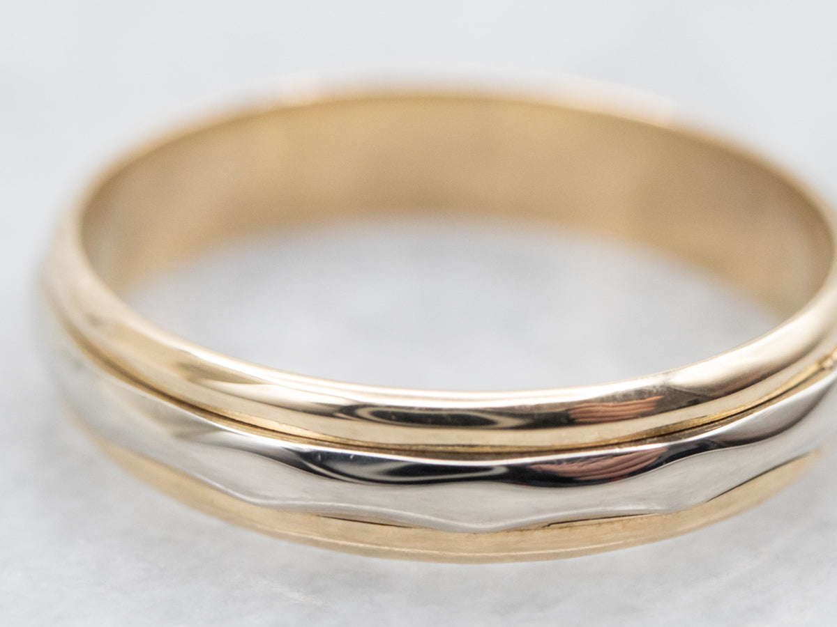 Vintage Two Toned Gold Band