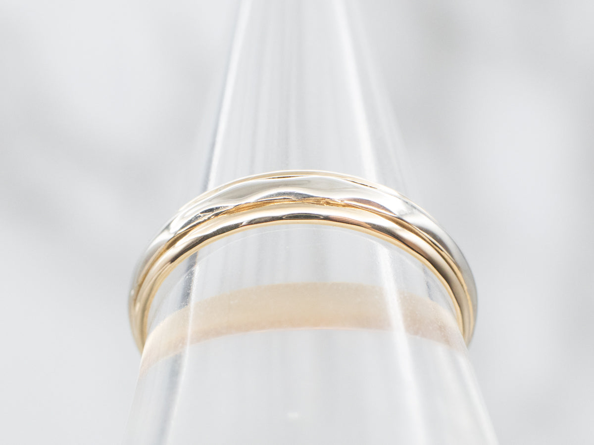 Vintage Two Toned Gold Band