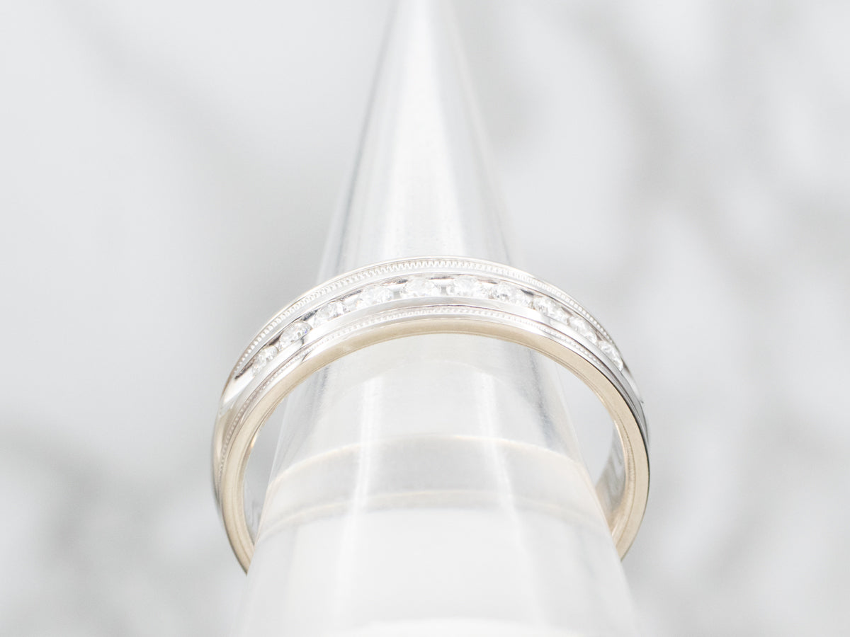 Men's Channel Set Diamond Band