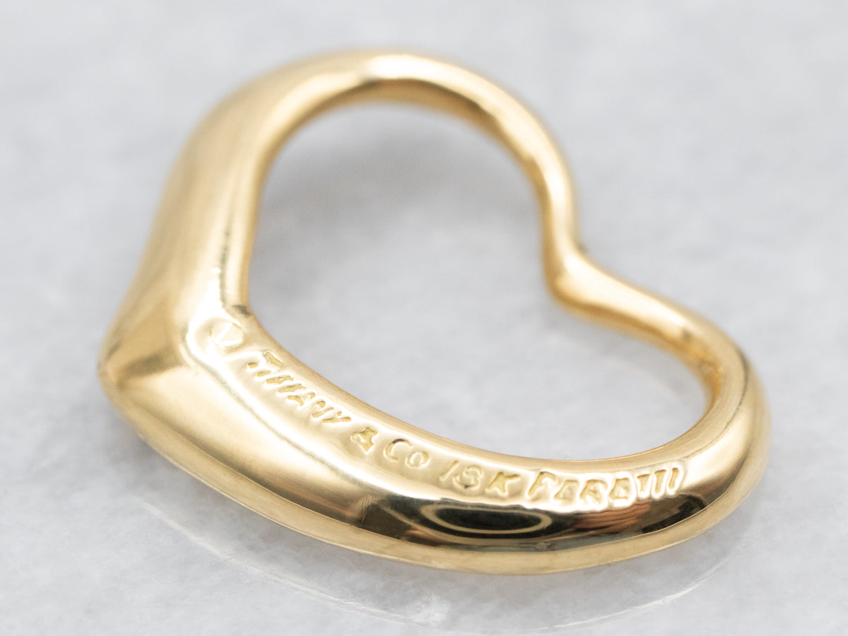 Elsa Peretti for Tiffany & Co Open Heart Pendant