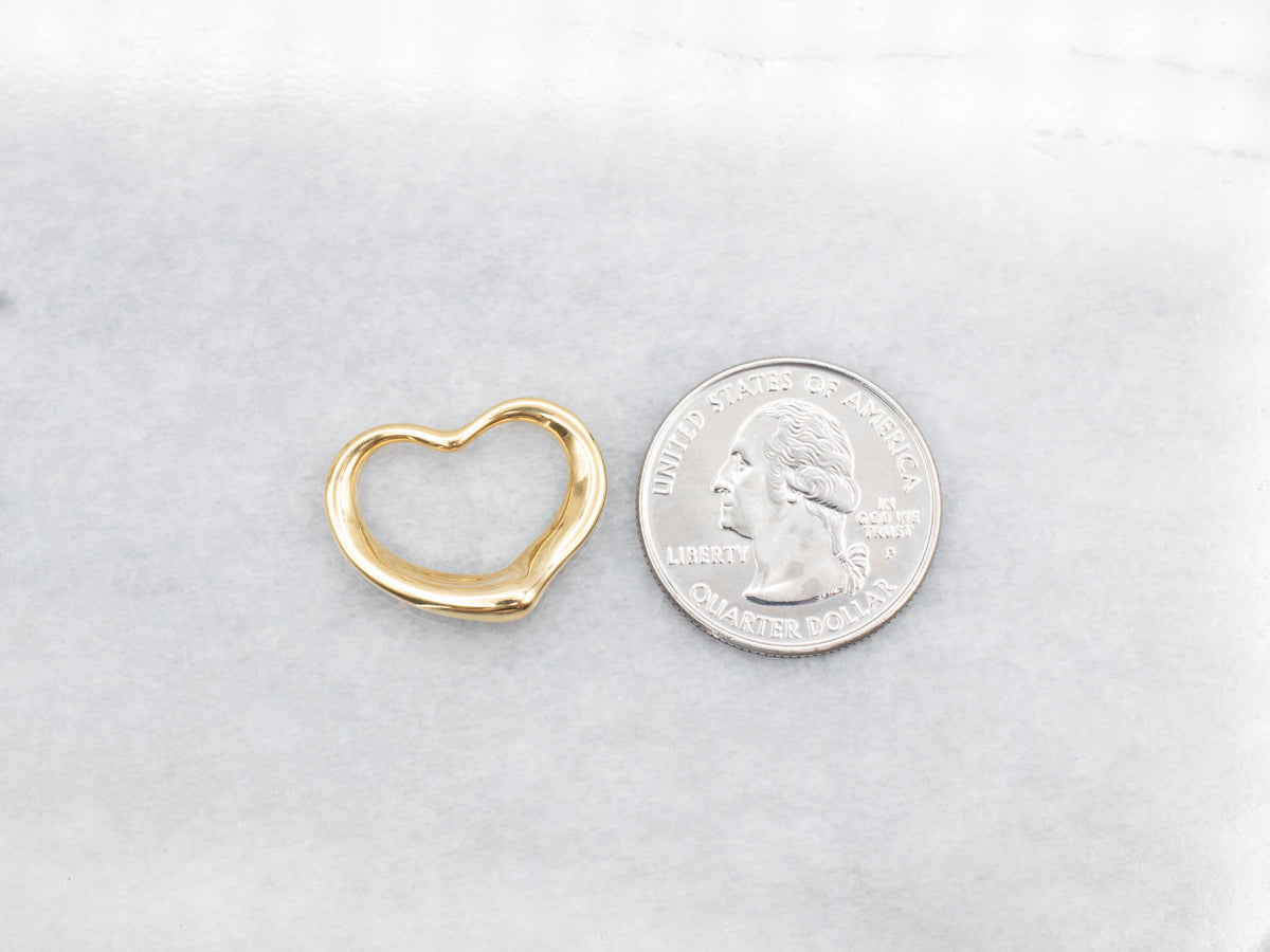 Elsa Peretti for Tiffany & Co Open Heart Pendant