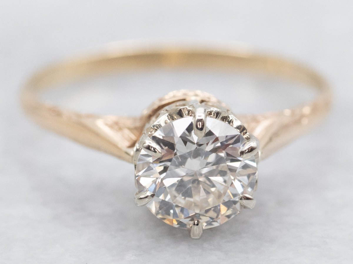 Lovely GIA Certified Diamond Engagement Ring