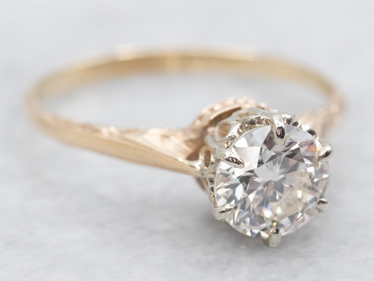 Lovely GIA Certified Diamond Engagement Ring