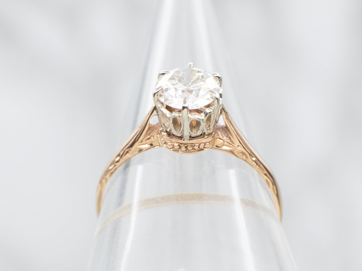 Lovely GIA Certified Diamond Engagement Ring