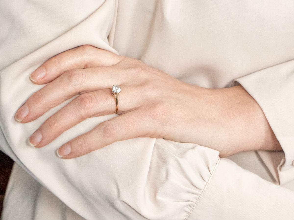 Lovely GIA Certified Diamond Engagement Ring