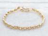 Yellow Gold Diamond Link Bracelet