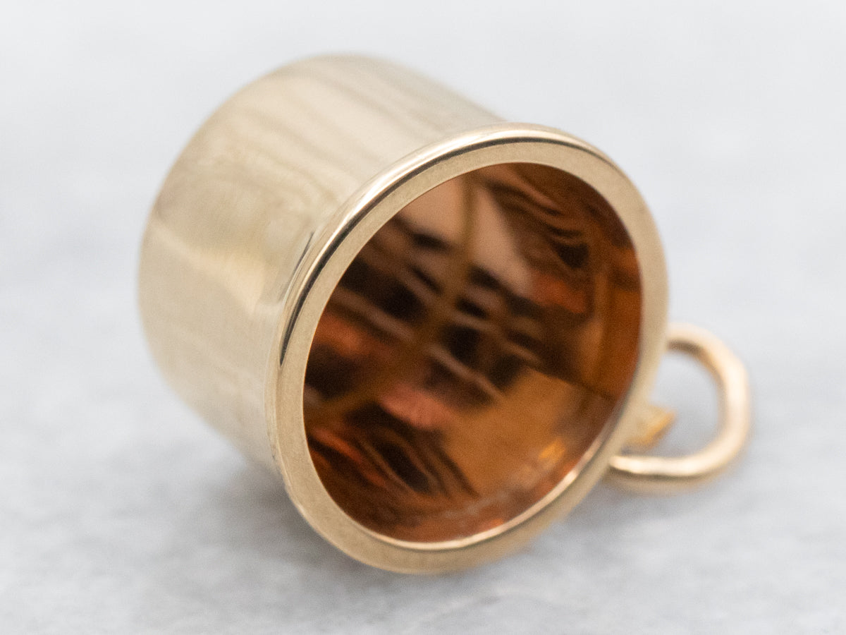 Yellow Gold Cup Charm