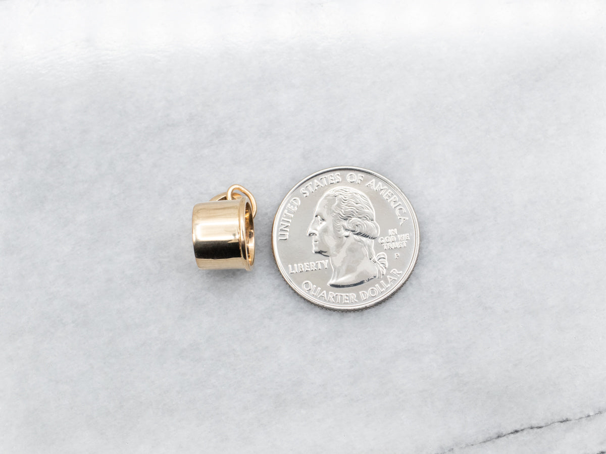 Yellow Gold Cup Charm