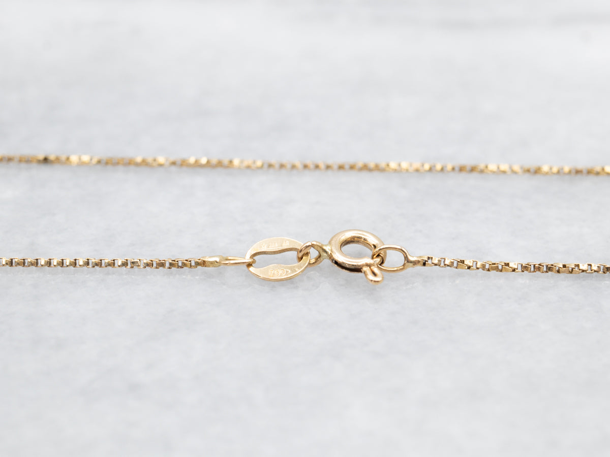 18-Karat Gold Box Twist Chain
