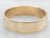 Yellow Gold Wedding Band with Grooved Edge