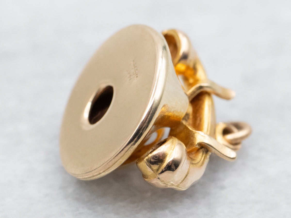 Yellow Gold Telephone Charm