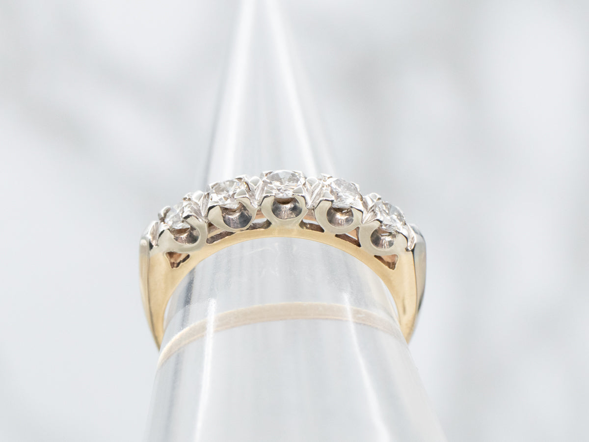 Sparkling Five Diamond Band