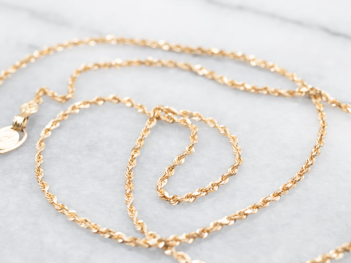 Rope Twist Chain with Lobster Clasp