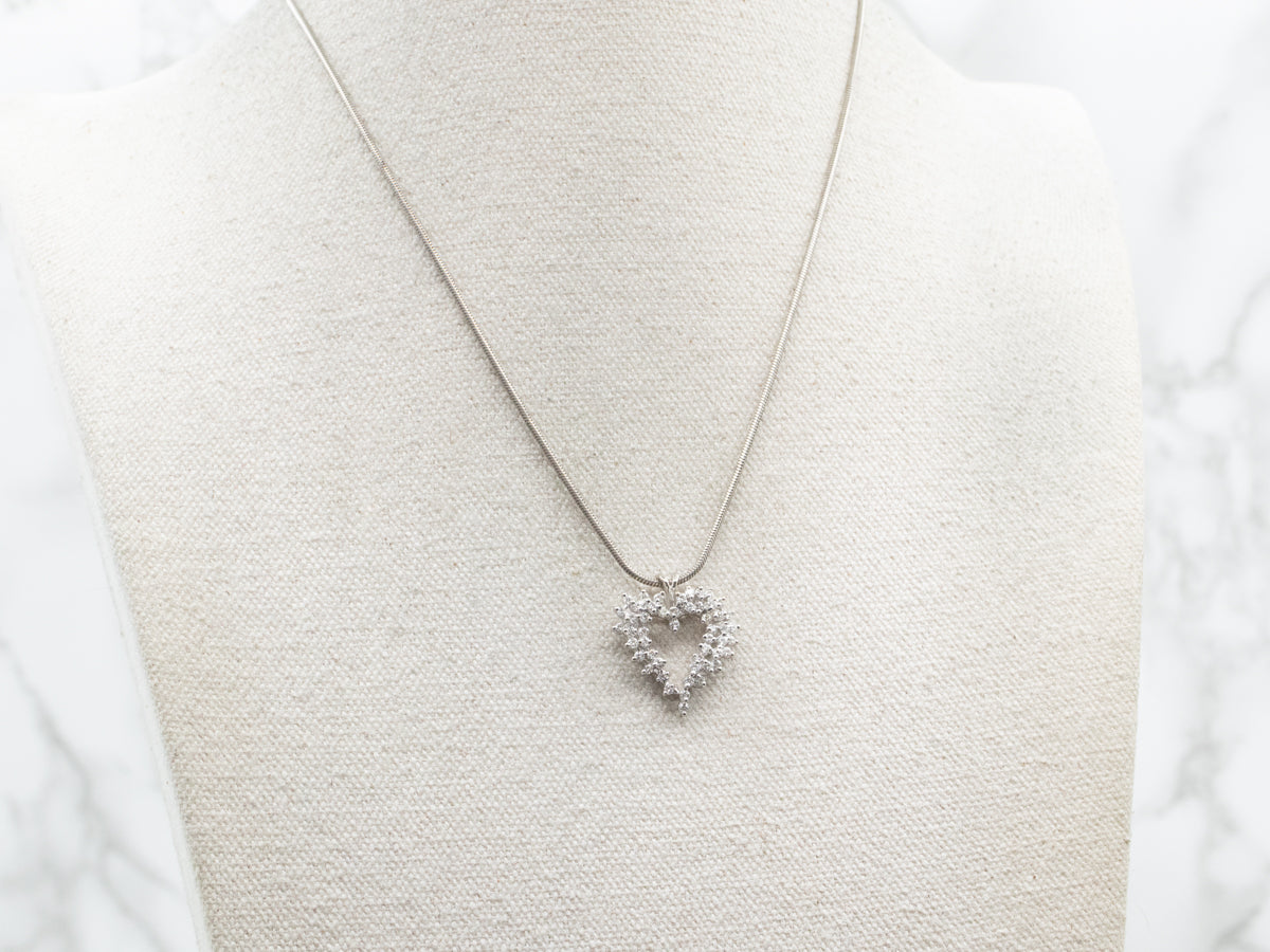 Diamond Heart Shaped Pendant