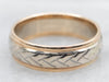 Two Tone Braided Pattern Band