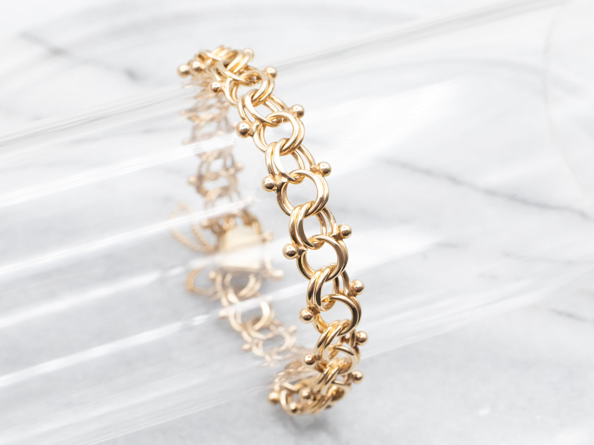 Double Link Bracelet with Box Clasp