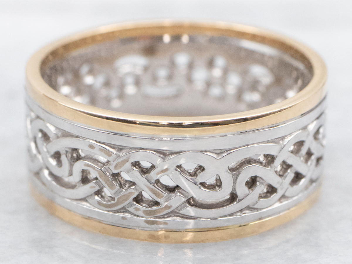 Men's Celtic Knot Wedding Band