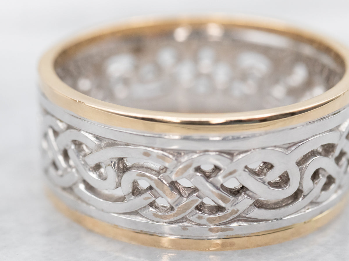 Men's Celtic Knot Wedding Band