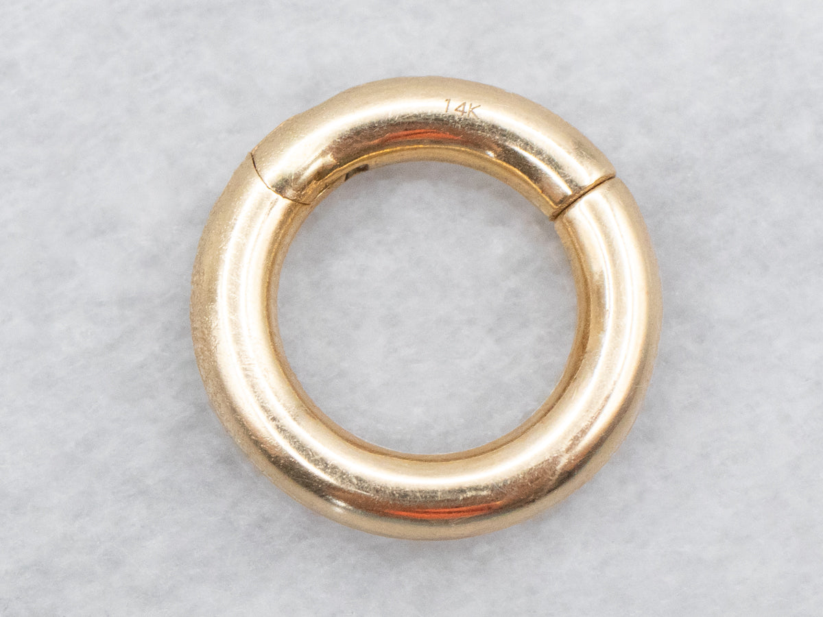 Polished Gold Charm Holder