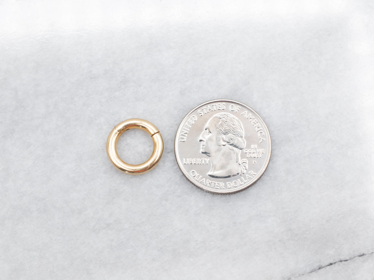 Polished Gold Charm Holder